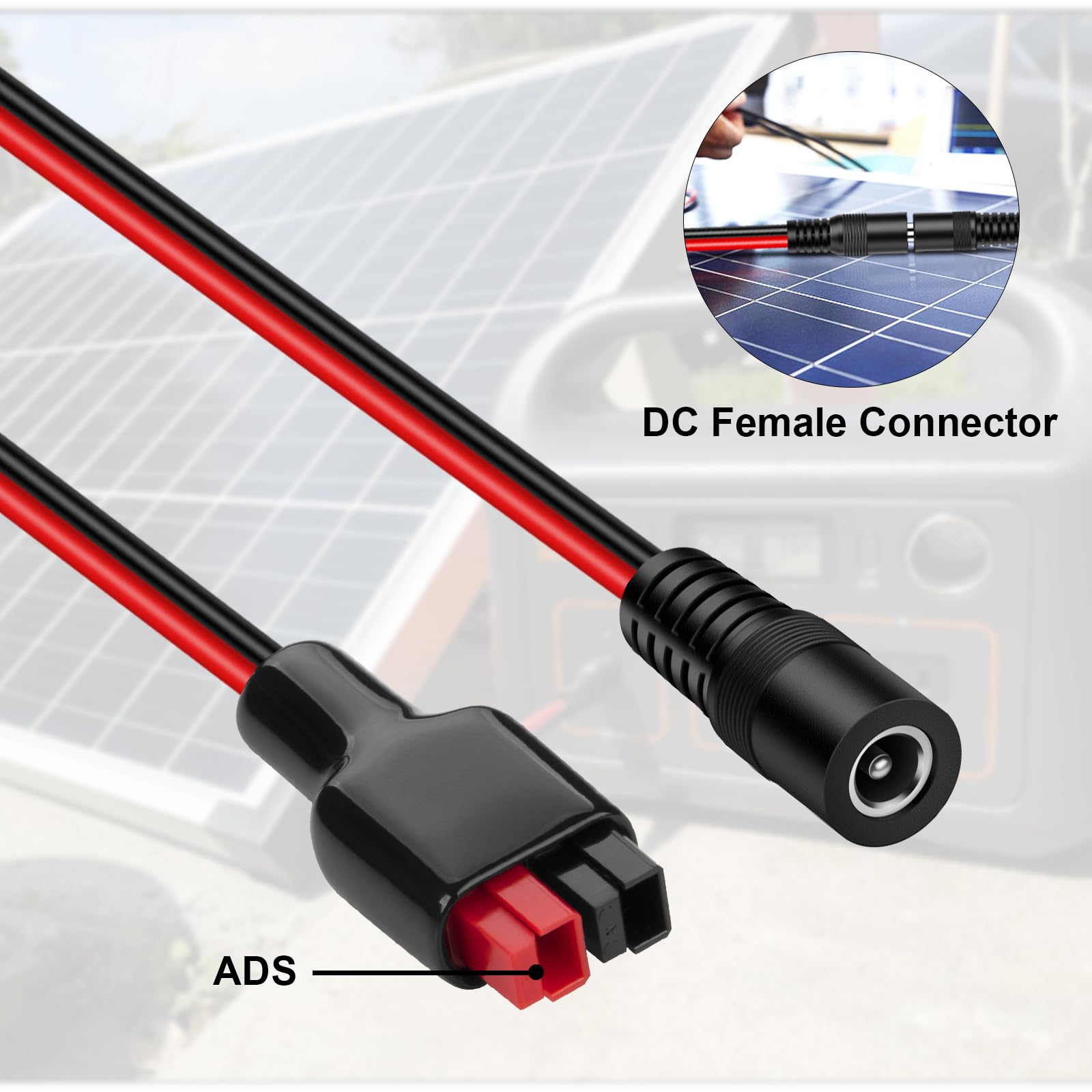 オス5メス5 Amazon.com: iGreely DC 5.5mm x 2.1mm Power Female Plug Cable